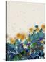 Abstract Garden 1-Hilary Winfield-Stretched Canvas