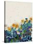 Abstract Garden 1-Hilary Winfield-Stretched Canvas