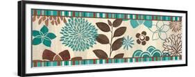 Abstract Garden Blue III-Veronique Charron-Framed Premium Giclee Print