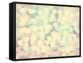 Abstract Gentle Romantic Background-flurno-Framed Stretched Canvas