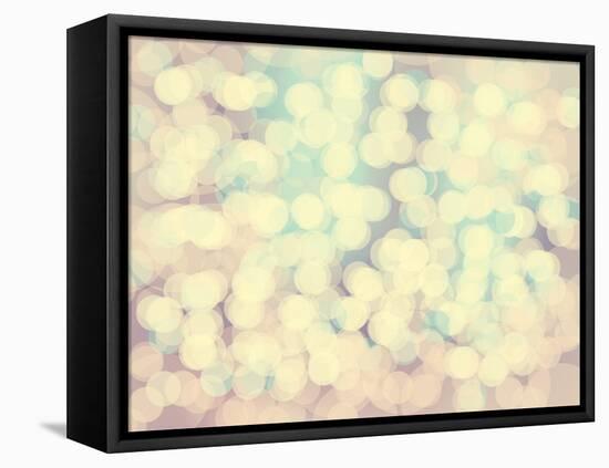 Abstract Gentle Romantic Background-flurno-Framed Stretched Canvas