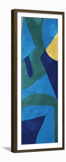 Abstract Geo Three-Milli Villa-Framed Premium Giclee Print