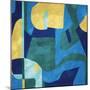 Abstract Geo-Milli Villa-Mounted Art Print