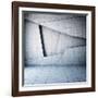 Abstract Geometric Background of the Concrete-FreshPaint-Framed Art Print