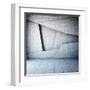 Abstract Geometric Background of the Concrete-FreshPaint-Framed Art Print