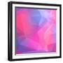 Abstract Geometric Background with Polygons. Vector Illustration.-heliburcka-Framed Art Print