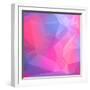 Abstract Geometric Background with Polygons. Vector Illustration.-heliburcka-Framed Art Print