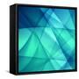 Abstract Geometric Background-Malija-Framed Stretched Canvas