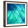Abstract Geometric Background-Malija-Framed Art Print