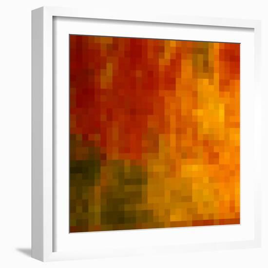 Abstract, Geometric Background-Malija-Framed Art Print