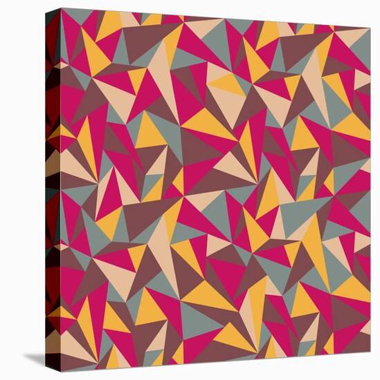 Abstract Geometric Colorful Pattern-SelenaMay-Stretched Canvas