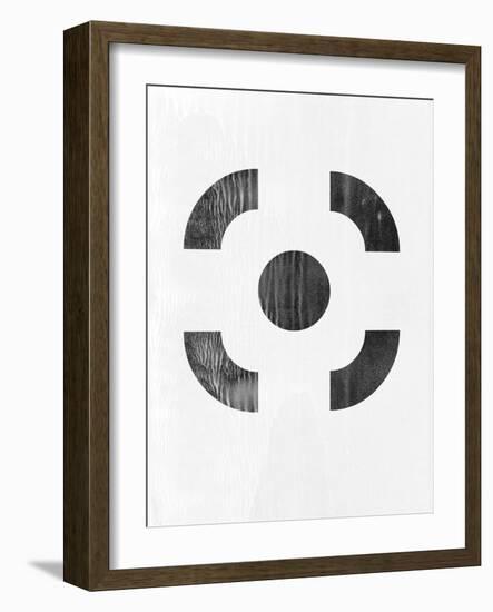 Abstract Geometric Composition I-Eline Isaksen-Framed Art Print