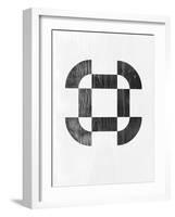 Abstract Geometric Composition-Eline Isaksen-Framed Art Print