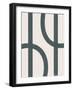 Abstract Geometric Line Art 2-null-Framed Art Print