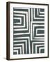 Abstract Geometric Line Art 3-null-Framed Art Print