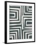 Abstract Geometric Line Art 3-null-Framed Art Print
