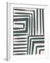 Abstract Geometric Line Art 4-null-Framed Art Print