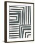 Abstract Geometric Line Art 4-null-Framed Art Print