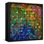 Abstract Geometric Pattern-Tanor-Framed Stretched Canvas