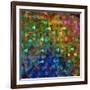 Abstract Geometric Pattern-Tanor-Framed Art Print