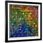 Abstract Geometric Pattern-Tanor-Framed Art Print