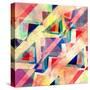 Abstract Geometric Pattern-Tanor-Stretched Canvas