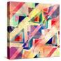 Abstract Geometric Pattern-Tanor-Stretched Canvas