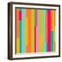 Abstract Geometric Pattern-Victoria Kalinina-Framed Art Print