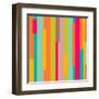 Abstract Geometric Pattern-Victoria Kalinina-Framed Art Print