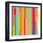 Abstract Geometric Pattern-Victoria Kalinina-Framed Art Print