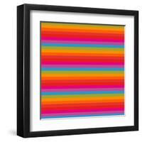 Abstract Geometric Pattern-frenkelvic-Framed Art Print