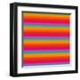 Abstract Geometric Pattern-frenkelvic-Framed Art Print