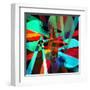 Abstract Geometric Pattern-Tanor-Framed Art Print