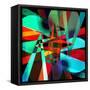 Abstract Geometric Pattern-Tanor-Framed Stretched Canvas