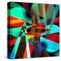 Abstract Geometric Pattern-Tanor-Stretched Canvas