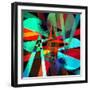 Abstract Geometric Pattern-Tanor-Framed Art Print