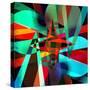 Abstract Geometric Pattern-Tanor-Stretched Canvas