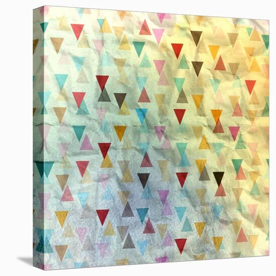Abstract Geometric Pattern-Tanor-Stretched Canvas