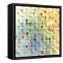 Abstract Geometric Pattern-Tanor-Framed Stretched Canvas