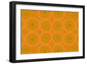 Abstract Geometric Pattern-Dink101-Framed Art Print