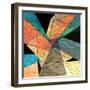 Abstract Geometric Pattern-Tanor-Framed Art Print