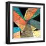 Abstract Geometric Pattern-Tanor-Framed Art Print