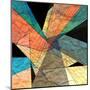 Abstract Geometric Pattern-Tanor-Mounted Art Print