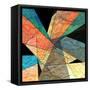 Abstract Geometric Pattern-Tanor-Framed Stretched Canvas