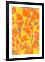 Abstract Geometric Pattern-Found Image Press-Framed Giclee Print