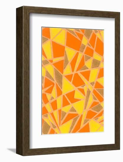 Abstract Geometric Pattern-Found Image Holdings Inc-Framed Photographic Print