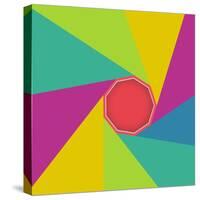 Abstract Geometric Shape Background Trendy Style-EverstRuslan-Stretched Canvas