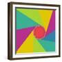 Abstract Geometric Shape Background Trendy Style-EverstRuslan-Framed Art Print