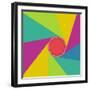 Abstract Geometric Shape Background Trendy Style-EverstRuslan-Framed Art Print