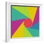 Abstract Geometric Shape Background Trendy Style-EverstRuslan-Framed Art Print